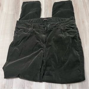 J McLaughlin Rich Green Velvet Watson Pants, 10